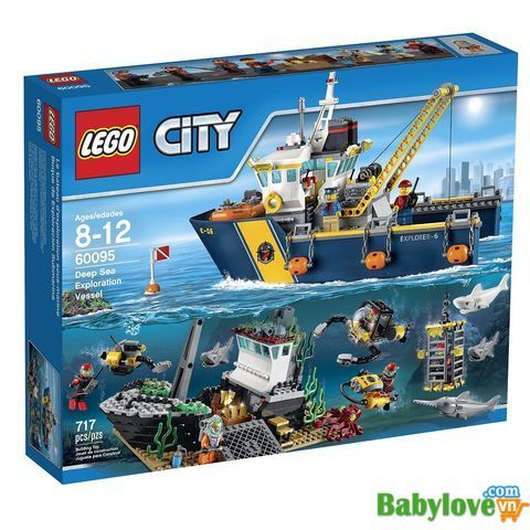 Đồ chơi Lego City 60095 - Tàu thăm dò biển sâu